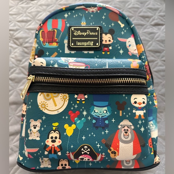 DISNEY PARKS CHIBI LOUNGEFLY - Picture 1 of 8